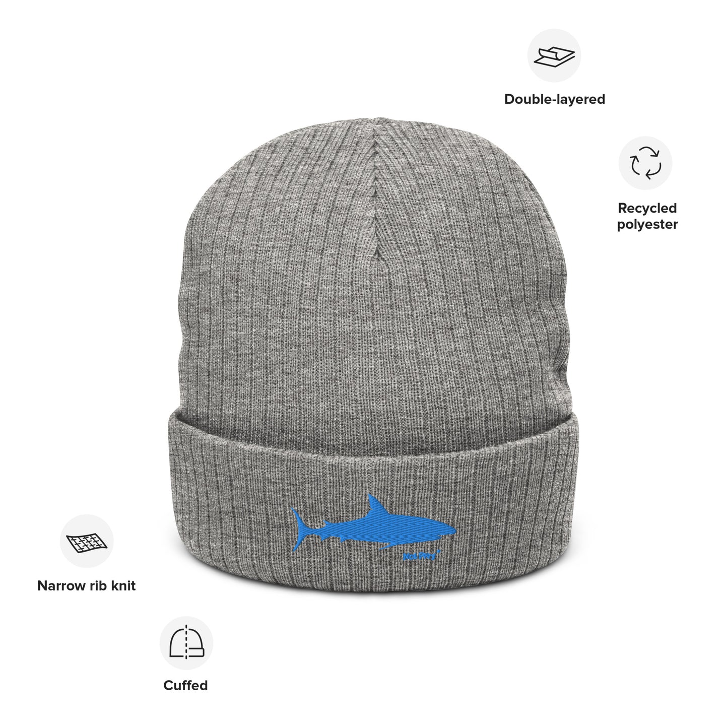 Not Prey- Ribbed knit beanie