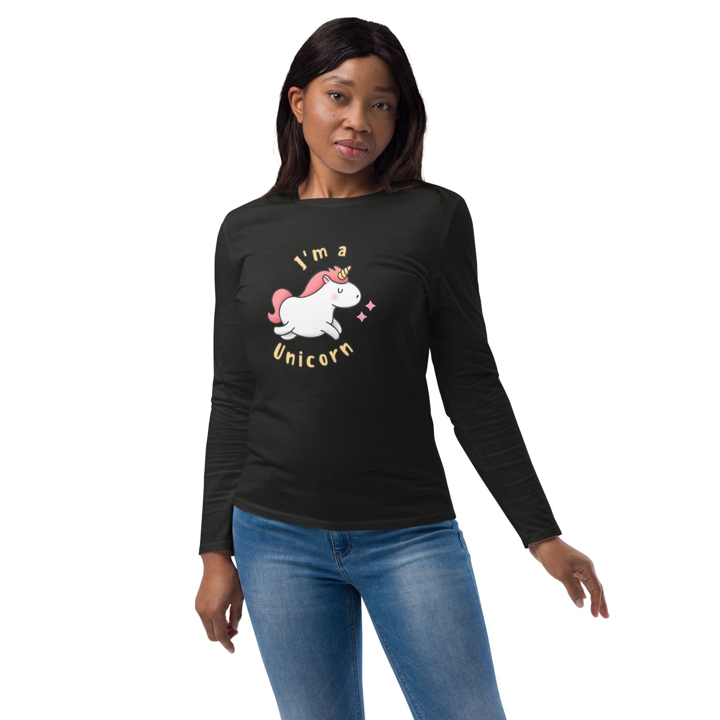 I'm a unicorn- Unisex fashion long sleeve shirt