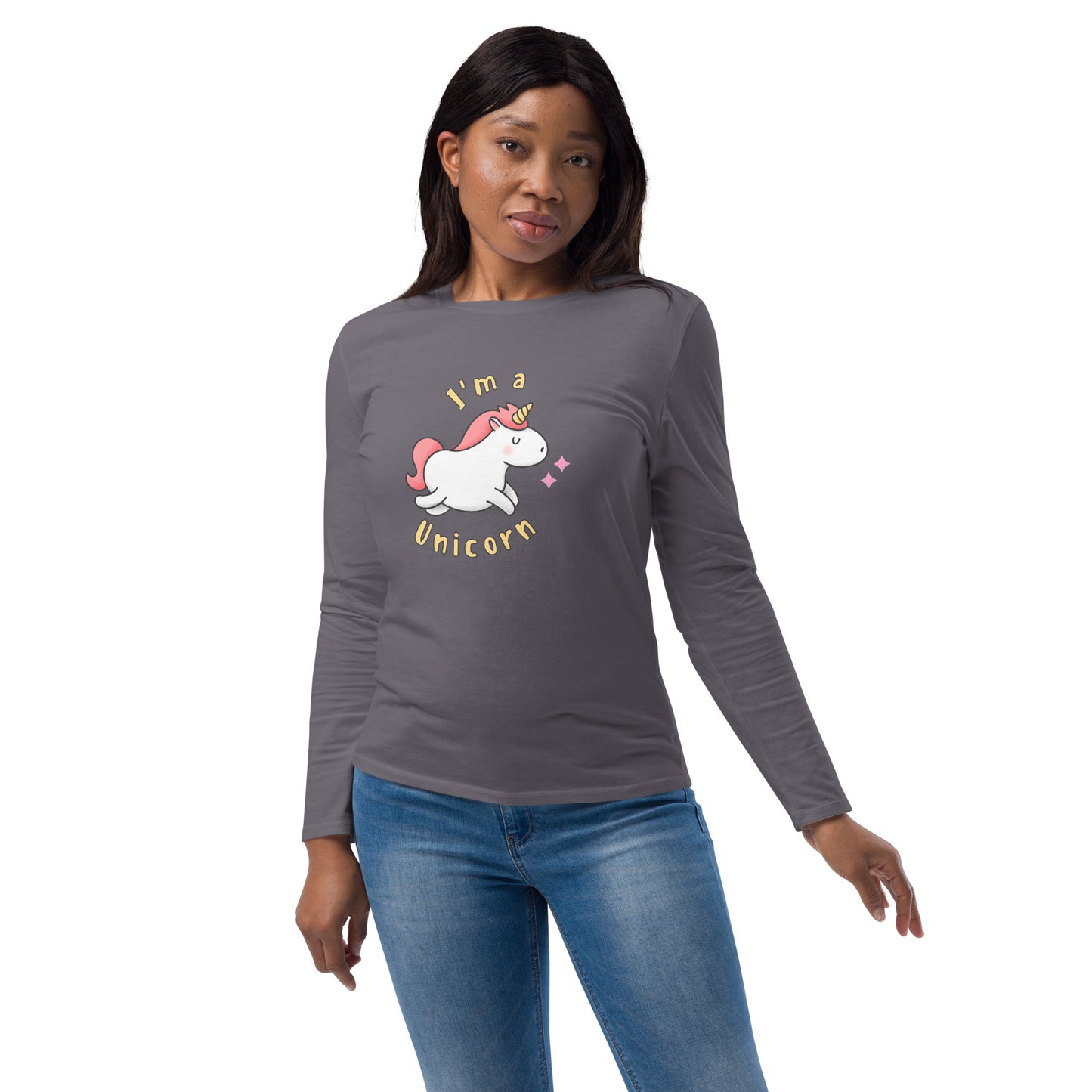 I'm a unicorn- Unisex fashion long sleeve shirt