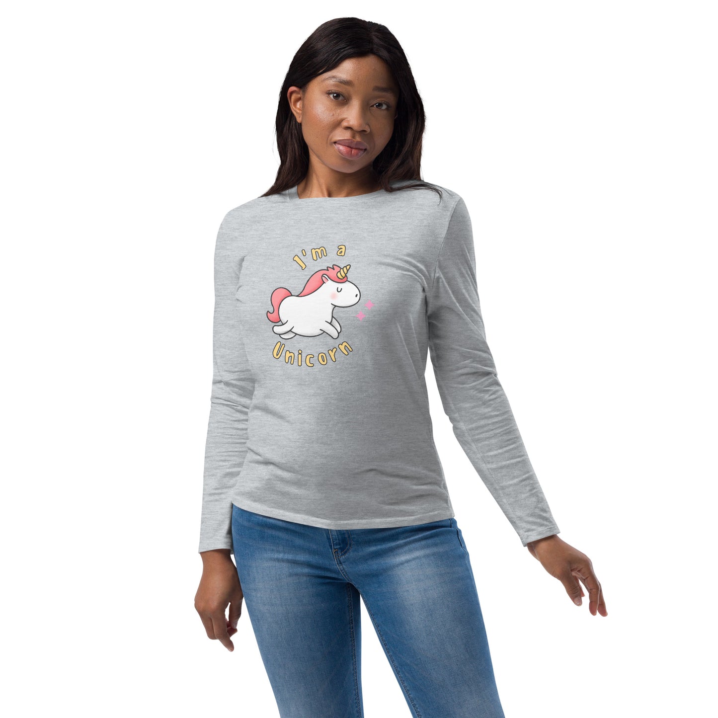 I'm a unicorn- Unisex fashion long sleeve shirt