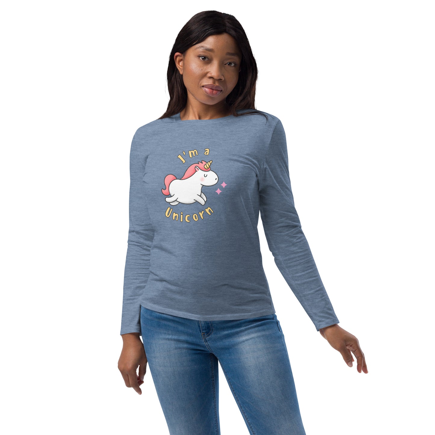I'm a unicorn- Unisex fashion long sleeve shirt