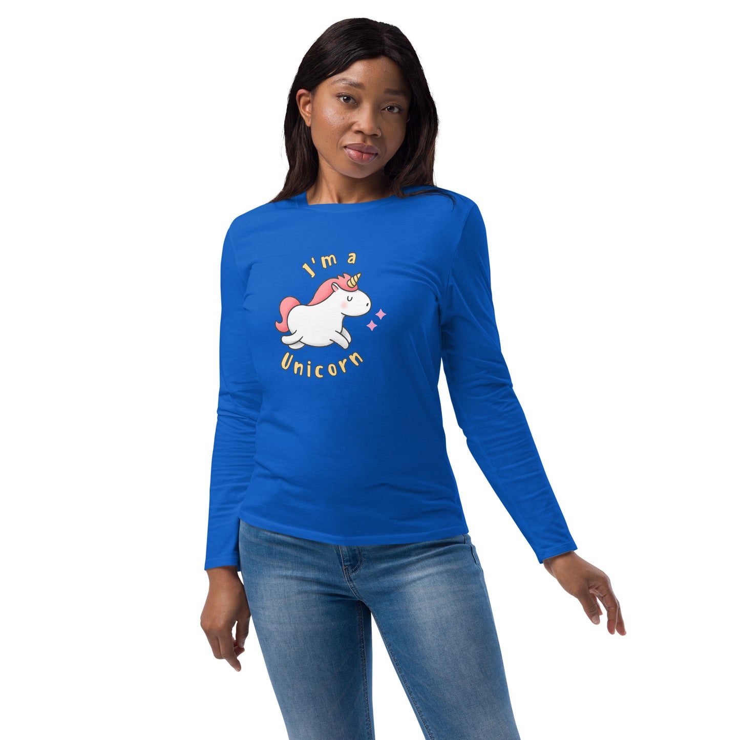 I'm a unicorn- Unisex fashion long sleeve shirt