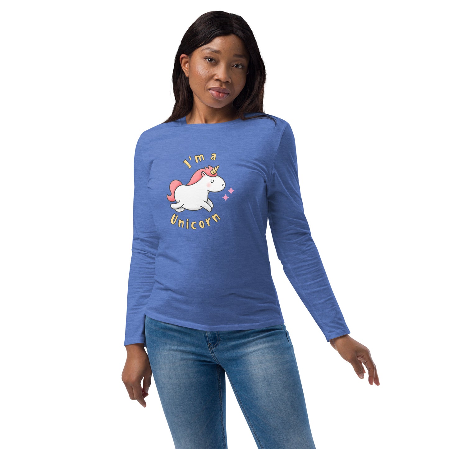 I'm a unicorn- Unisex fashion long sleeve shirt