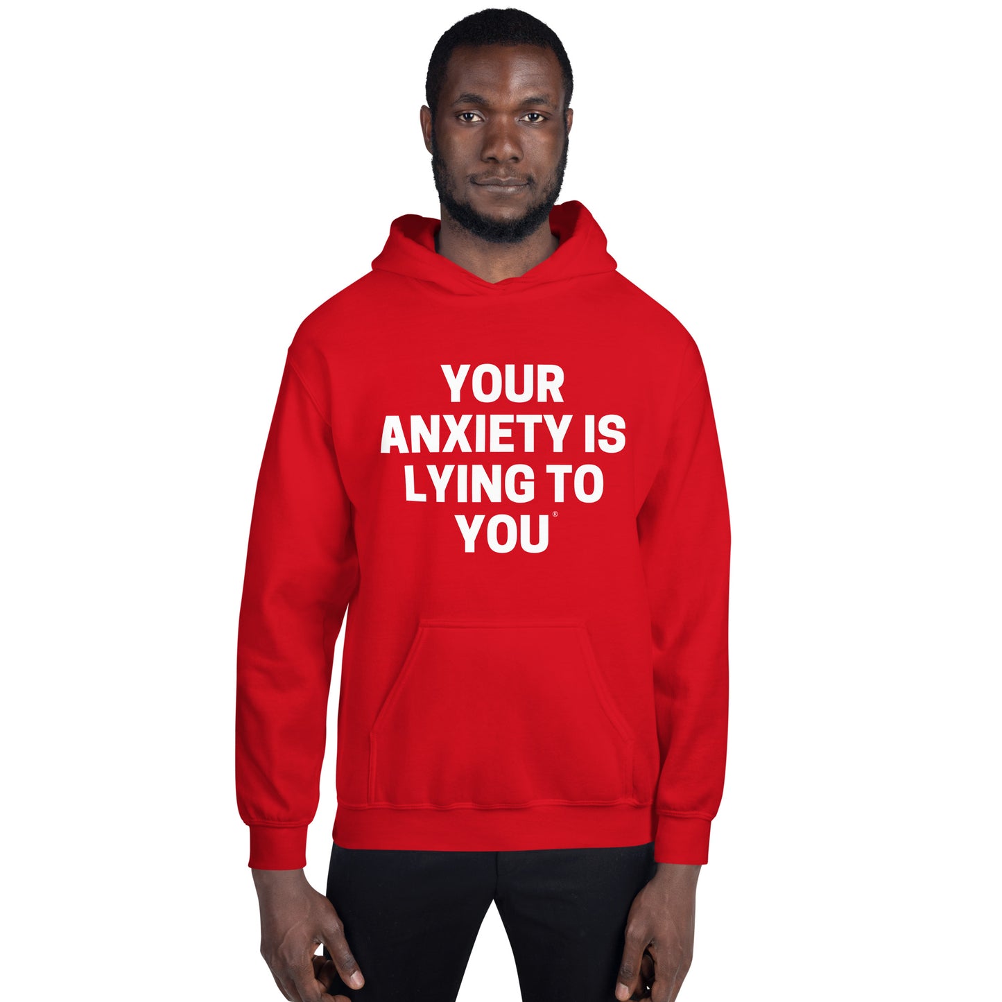 Official Your Anxiety is Lying to You® Brand-Unisex Hoodie