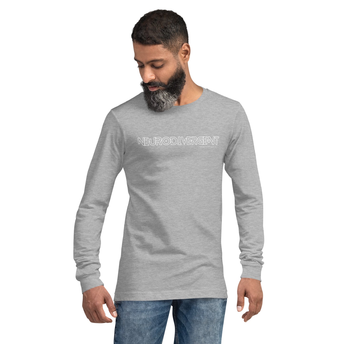 Neurodivergent Unisex Long Sleeve Tee by Your anxiety is lying to you®