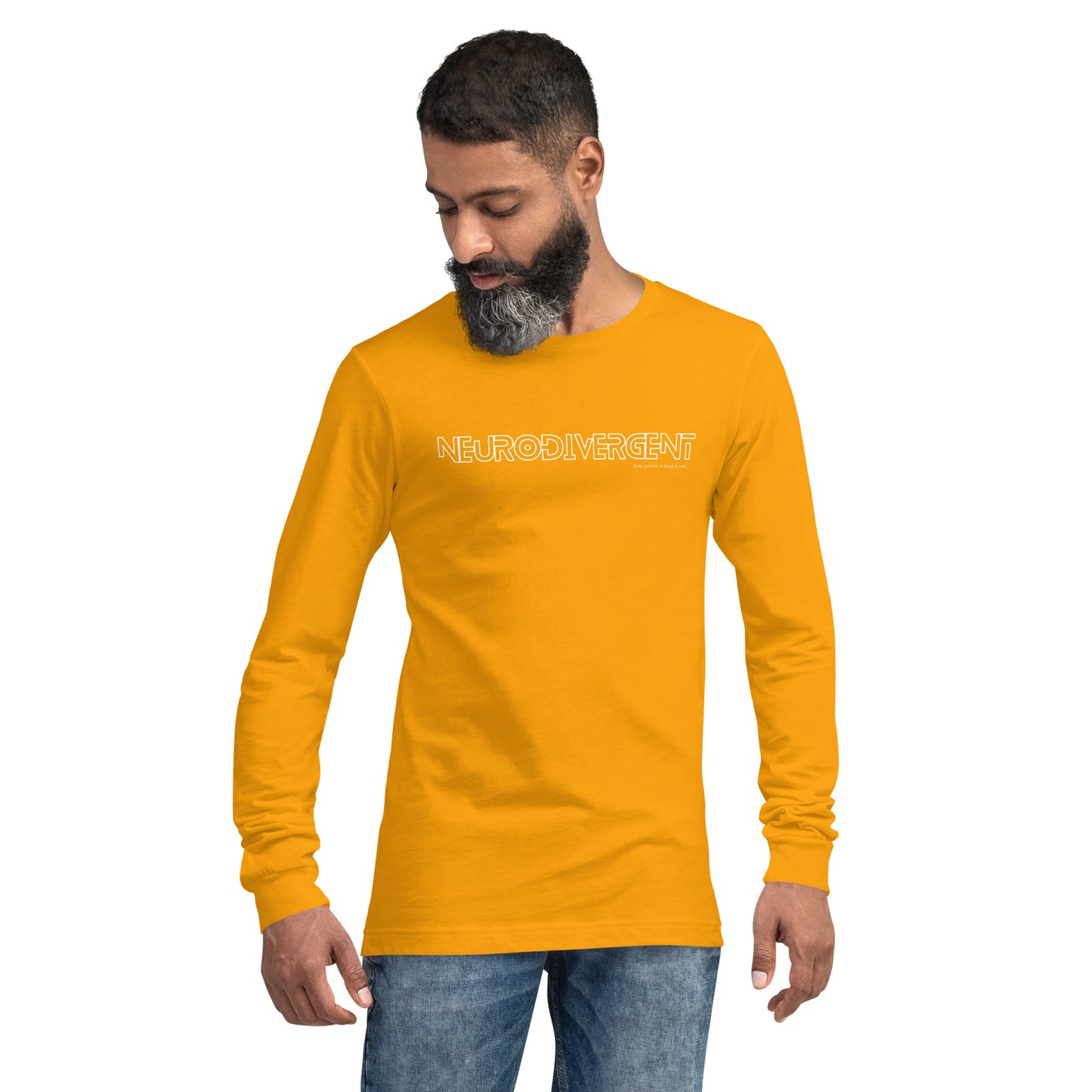 Neurodivergent Unisex Long Sleeve Tee by Your anxiety is lying to you®