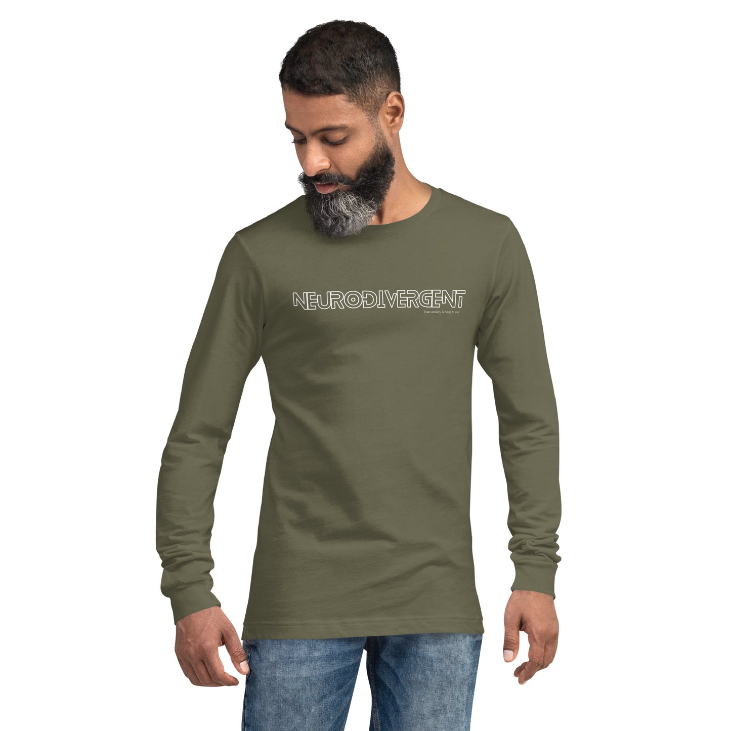 Neurodivergent Unisex Long Sleeve Tee by Your anxiety is lying to you®