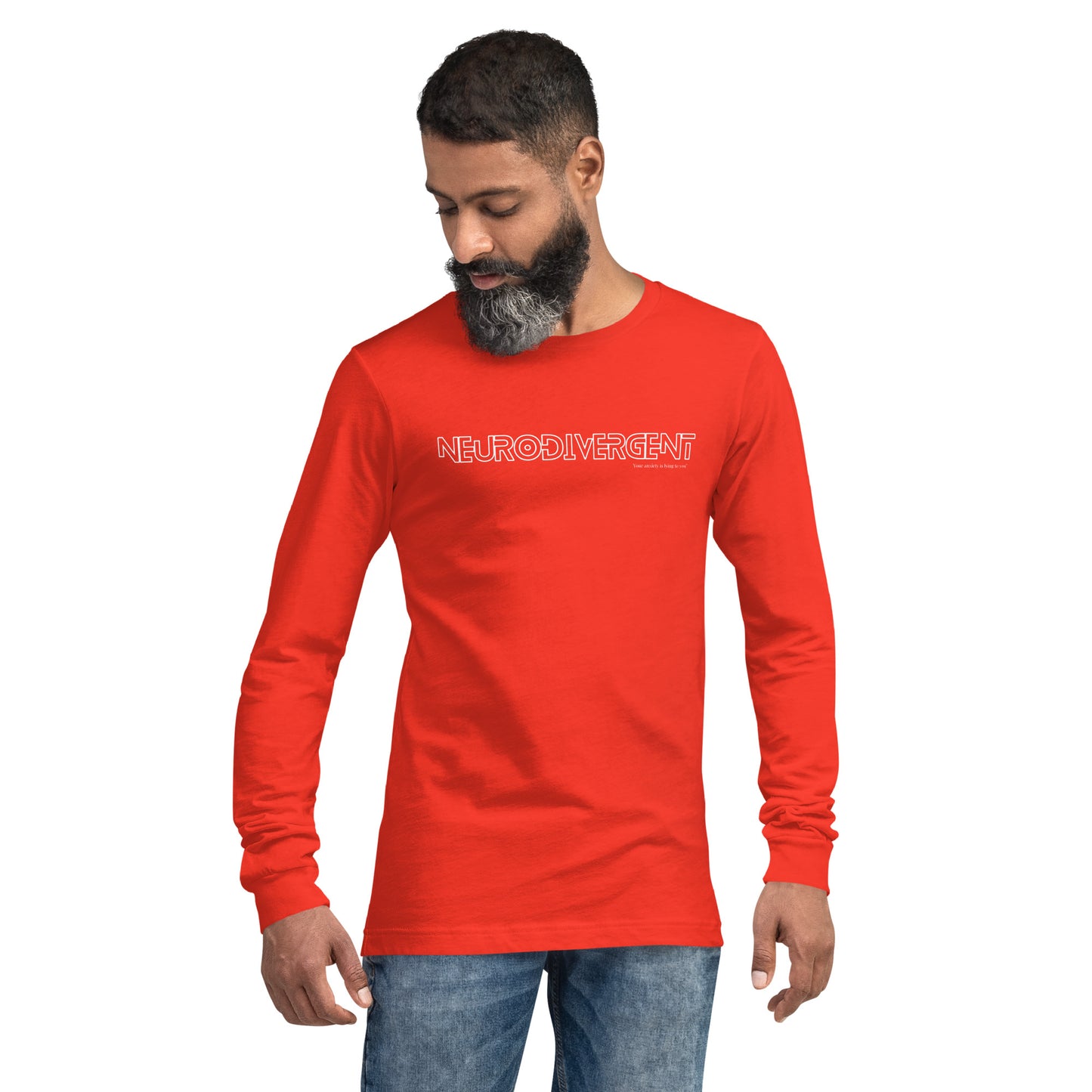 Neurodivergent Unisex Long Sleeve Tee by Your anxiety is lying to you®