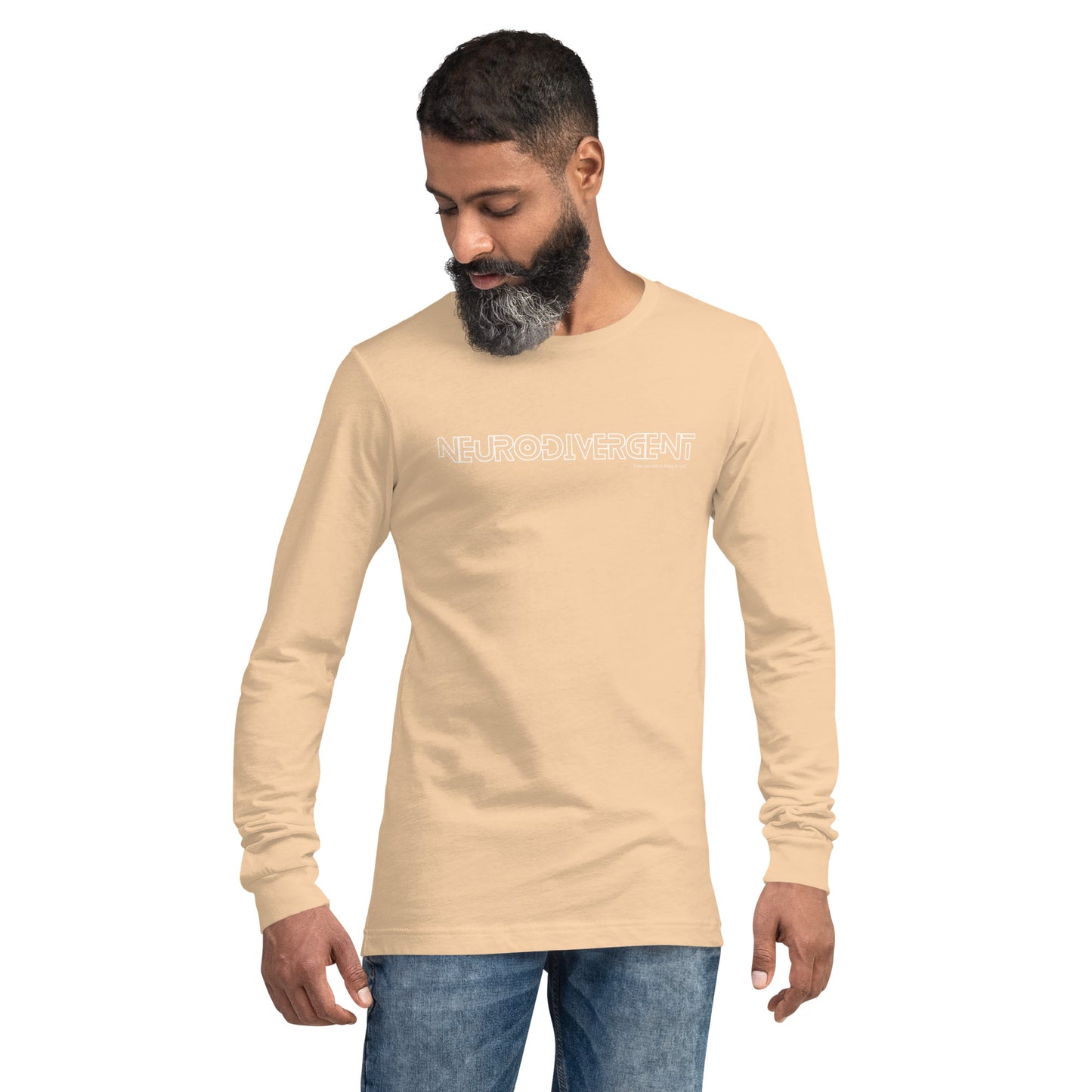 Neurodivergent Unisex Long Sleeve Tee by Your anxiety is lying to you®