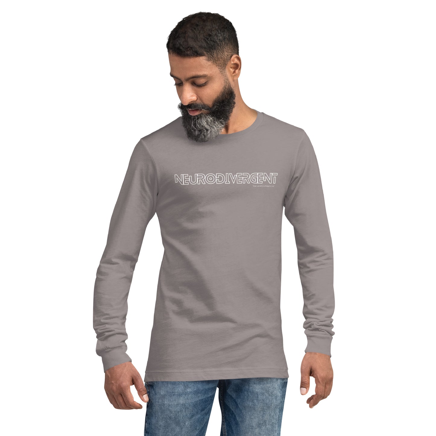 Neurodivergent Unisex Long Sleeve Tee by Your anxiety is lying to you®