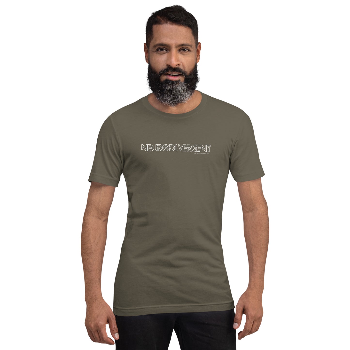 Neurodivergent Unisex t-shirt- by Your Anxiety is Lying to You®